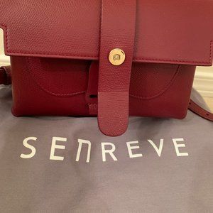Pre-Love SENREVE Aria Belt Bag Pebbled Leather Merlot